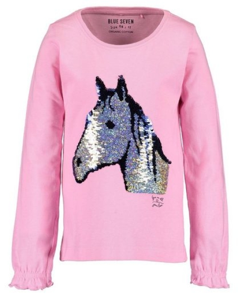 BLUE SEVEN - Langarm-Shirt AZALEE in Pink